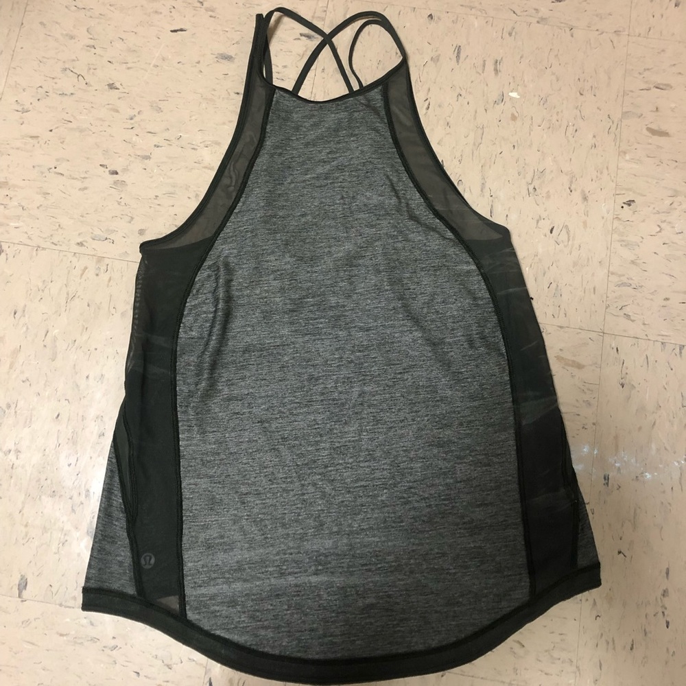 Size 2 lulu lemon arm green workout tank